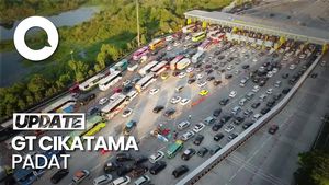 Video Kepadatan di GT Cikatama Saat Puncak Arus Balik