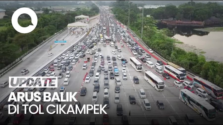 Video: Kepadatan di Tol Cikampek dan Rest Area Km 62