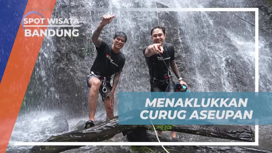 Taklukkan Rasa Degup Jantung di Curug Aseupan, Bandung