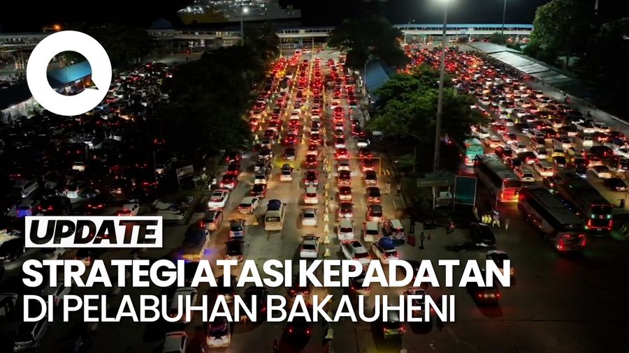 Video: Polisi Terapkan Delay Sistem Atasi Kepadatan di Pelabuhan Bakauheni