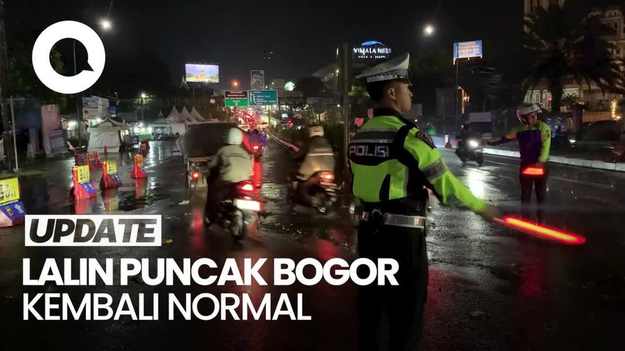 Video: One Way Puncak Bogor Berakhir, Lalu Lintas Kembali Normal