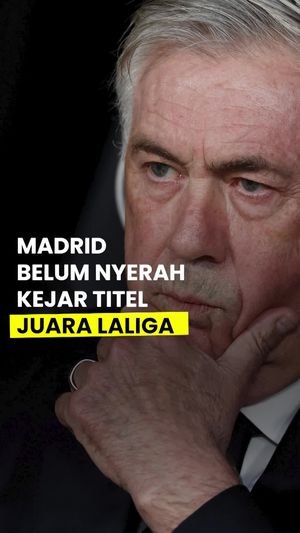 Video: Ancelotti Ogah Nyerah Kejar Trofi LaLiga Usai Madrid Keok
