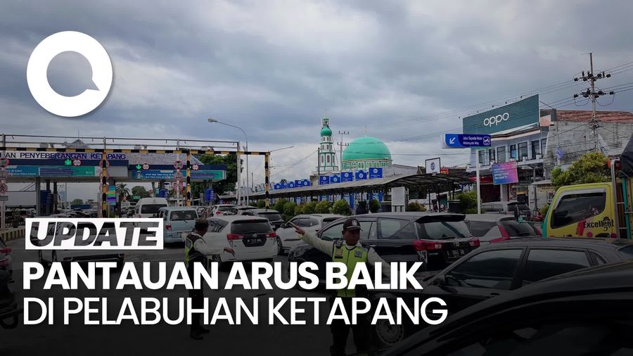 Video: Arus Balik Lebaran di Pelabuhan Ketapang Menuju Bali Masih Ramai