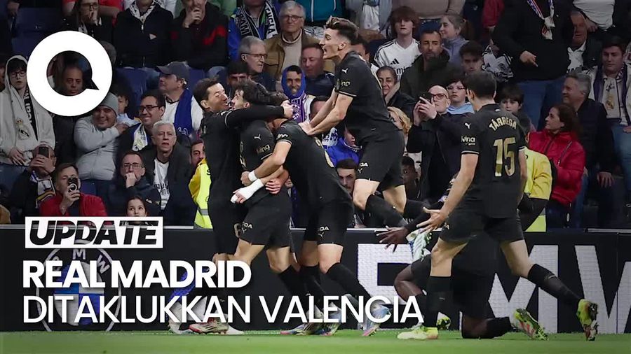 Video: Kekalahan Dramatis Real Madrid dari Valencia