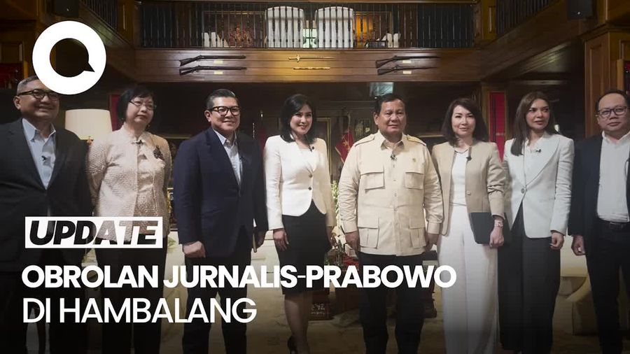 Video: Kata Para Pemred Usai 3 Jam Bahas Isu Bareng Prabowo di Hambalang