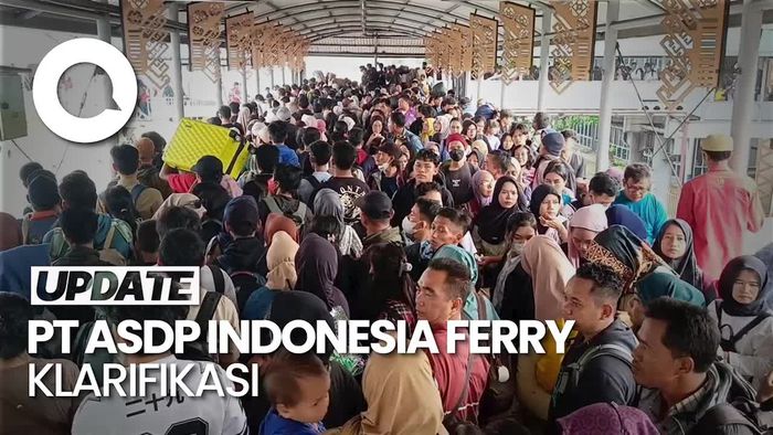 Video: Klarifikasi soal Tak Ada Petugas saat Penumpukan Penumpang di Pelabuhan Bakauheni