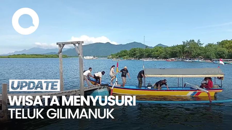 Video: Serunya Wisata Menyusuri Teluk Gilimanuk Saat Libur Lebaran