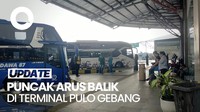 Video: Puncak Arus Balik di Terminal Pulo Gebang Diprediksi Terjadi Hari Ini