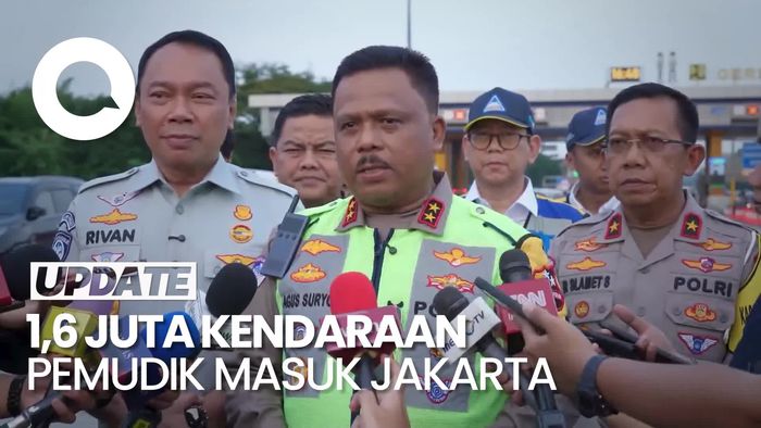 Video Kakorlantas: 1,6 Juta Kendaraan Sudah Masuk Jakarta, Hampir 70%
