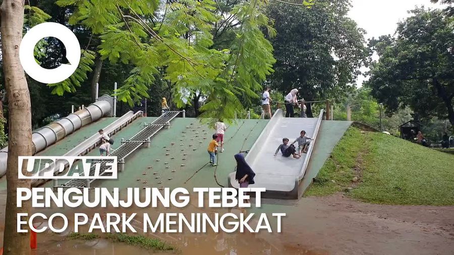 Video: Lonjakan Pengunjung Tebet Eco Park di Libur Lebaran