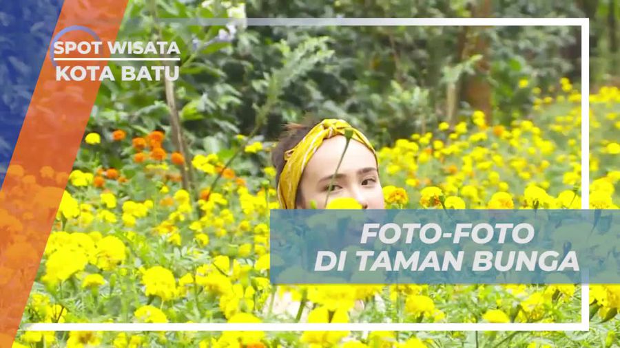 Berswafoto di Taman Bunga Pagupon, Kota Batu