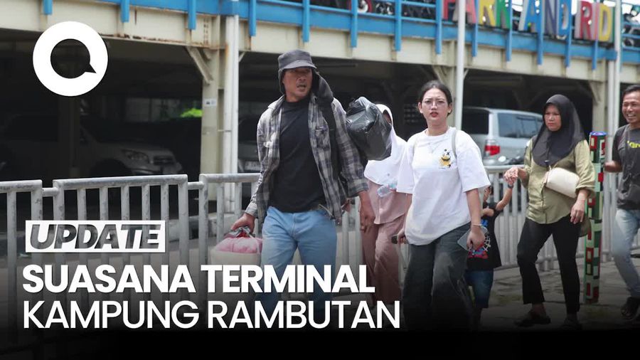 Video: Arus Balik di Terminal Kampung Rambutan Terpantau Lengang