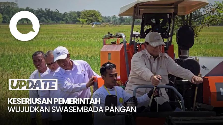 Video: Presiden Prabowo & Menko Zulhas Hadiri Panen Raya di Majalengka