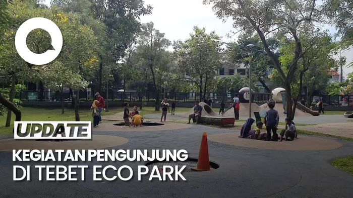 Video: Sederet Aktivitas Pengunjung Tebet Eco Park di Akhir Libur Lebaran