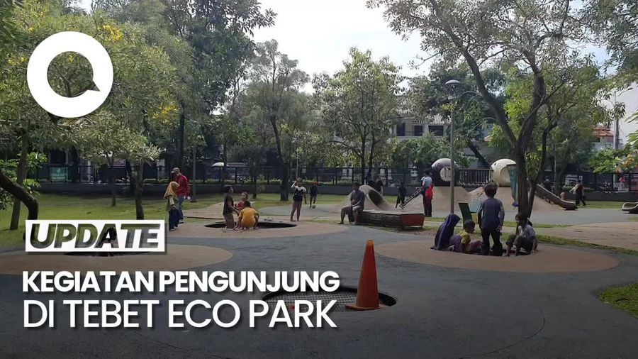 Video: Sederet Aktivitas Pengunjung Tebet Eco Park di Akhir Libur Lebaran