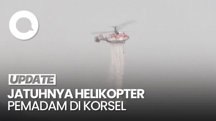 Video: 1 Pilot Tewas dalam Kecelakaan Helikopter Pemadam Kebakaran di Korsel 
