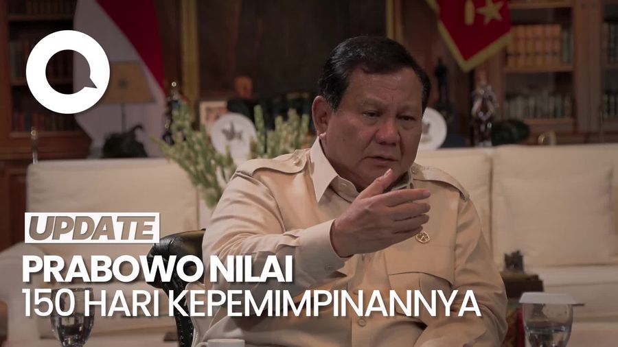 Video Prabowo Beri Nilai 6 untuk Kepemimpinannya: Terus Terang Saya Bangga