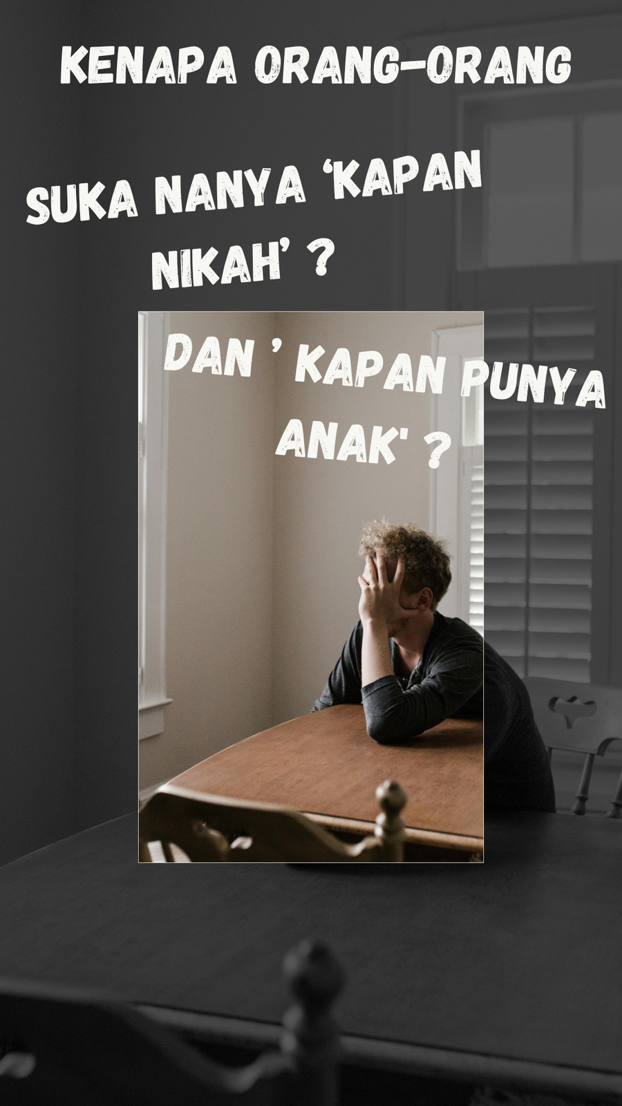 Video: Kenapa Orang-orang Suka Nanya Kapan Nikah dan  Kapan Punya Anak?