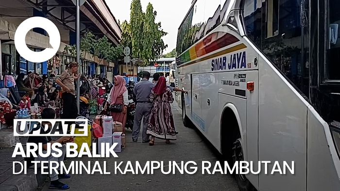 Video: Arus Balik, 7 Ribu Penumpang Tiba di Terminal Kampung Rambutan