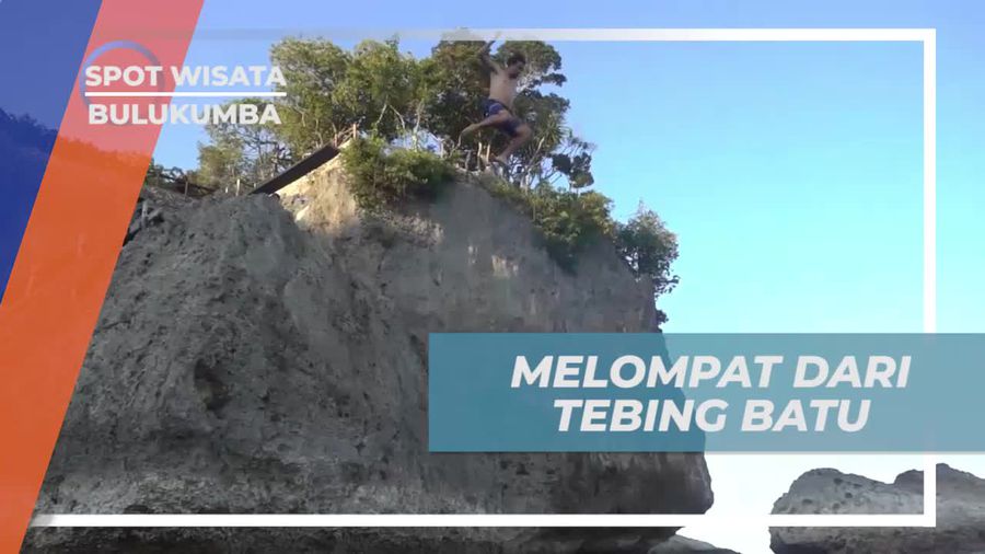 Merayakan Kepuasan setelah Melompat dari Tebing di Bulukumba