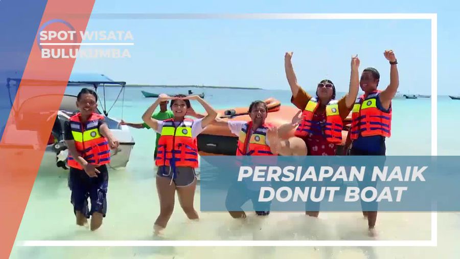 Bermain Donut Boat dengan Tantangan Seru di Bulukumba