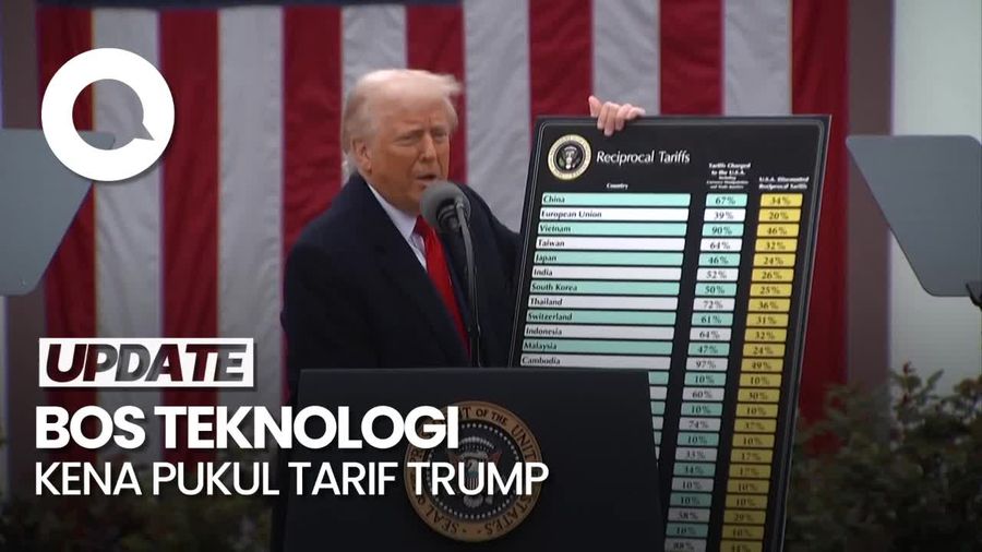 Video Pukulan Tarif Trump untuk Elon Musk Cs: Kekayaan Merosot Miliaran Dolar