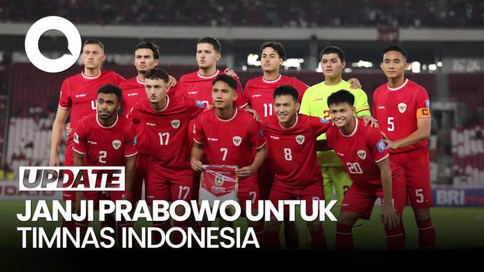 Video: Prabowo Bakal Beri Penghargaan Besar Jika Timnas Lolos Piala Dunia