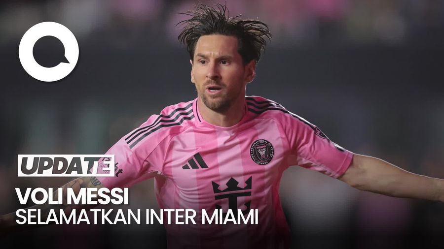 Video Sepakan Voli Messi Selamatkan Inter Miami dari Kekalahan
