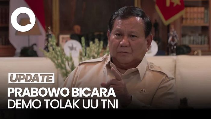 Video Prabowo soal Demo Tolak UU TNI: Itu Murni atau Ada yang Bayar?