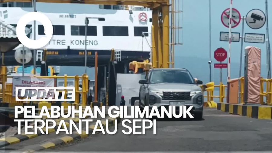 Video: Pelabuhan Gilimanuk Sepi di H+7 Lebaran