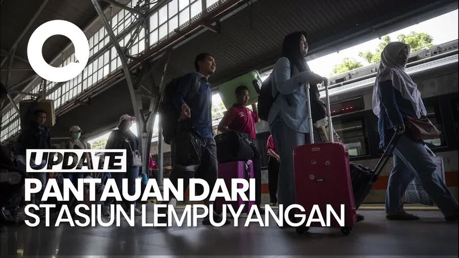 Video: Suasana Stasiun Lempuyangan Yogyakarta Landai di H+7 Lebaran