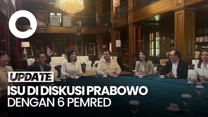 Video: Blak-blakan Prabowo dengan Para Pemred, Bahas Isu Ekonomi-Olahraga
