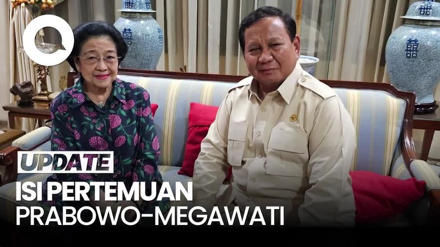 Video Pertemuan Hangat Prabowo-Mega Bahas Kebersamaan Bangun Indonesia