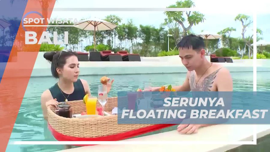 Nikmati Floating Breakfast yang Mewah di Bali yang Menggugah Selera