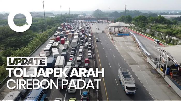 Video: Libur Lebaran Usai, Tol Japek Arah Cirebon Padat