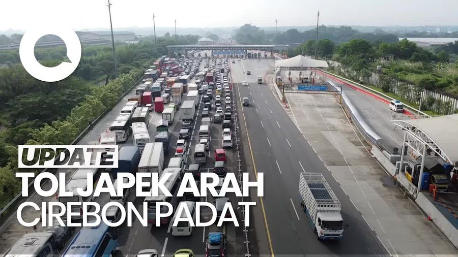 Video: Libur Lebaran Usai, Tol Japek Arah Cirebon Padat