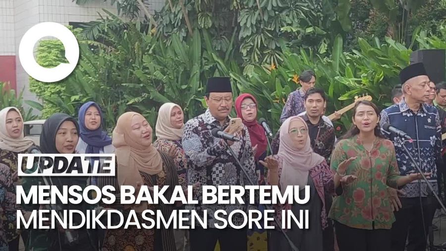 Video: Yang Bakal Dibahas di Pertemuan Mensos dan Mendikdasmen Sore Ini