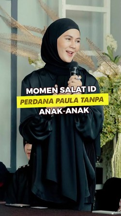 Video Curhat Paula Verhoeven Salat Id Perdana Tanpa Anak-anak: Sangat Berbeda
