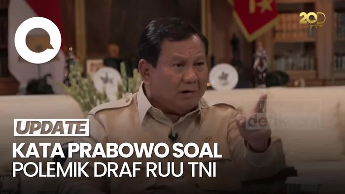 Video Presiden Prabowo Tanggapi Draf RUU TNI yang Disebut Tak Transparan
