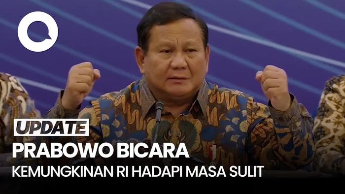 Video Prabowo Sebut Akan Ada Masa Sulit: Kita Atasi Bersama