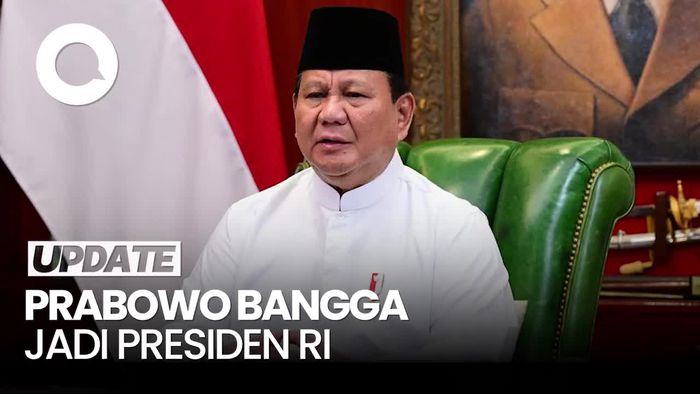Video Prabowo: Saya Bangga Sekarang Jadi Presiden RI