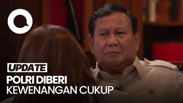 Video: Presiden Prabowo soal Kemungkinan Kewenangan Polisi Bakal Ditambah