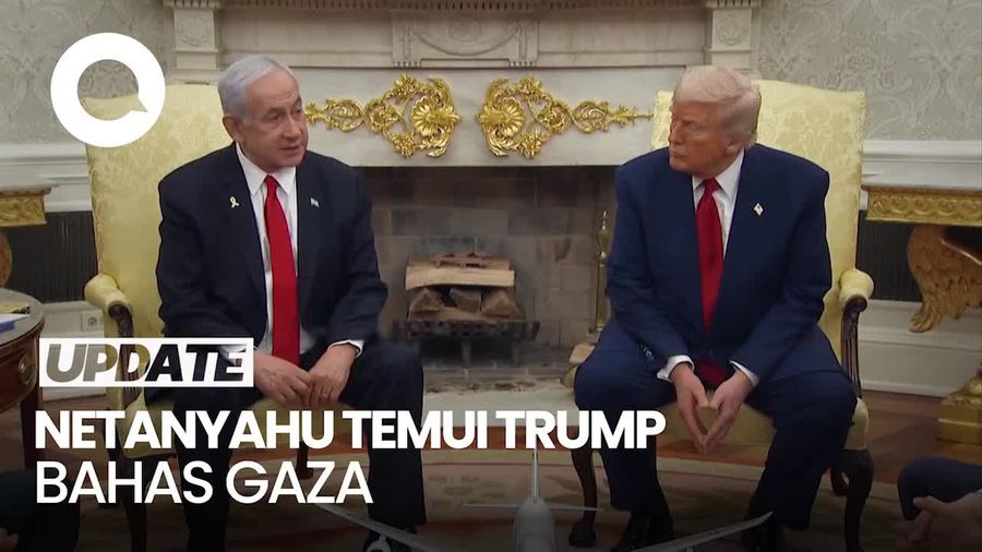 Video: Netanyahu Temui Trump di Gedung Putih, Bahas Gaza Hingga Tarif Impor