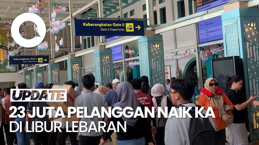 Video: KAI Group Catat Rekor, 23 Juta Pemudik Gunakan Moda Kereta Api