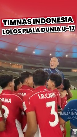 Video: Euforia Skuad Timnas Indonesia U-17 Lolos Piala Dunia