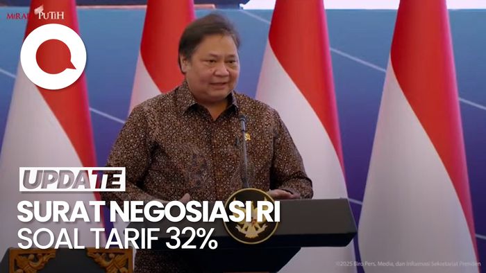 Video: Airlangga Sebut AS Sudah Terima Surat Negosiasi RI Soal Tarif 32%