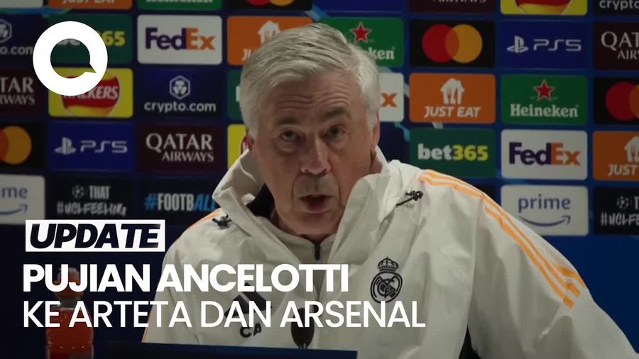 Video Ancelotti: Nggak Banyak Tim Sekomplet Arsenal