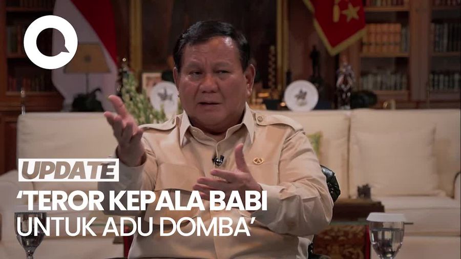 Video Prabowo Sebut Teror Kepala Babi ke Jurnalis Tempo untuk Adu Domba