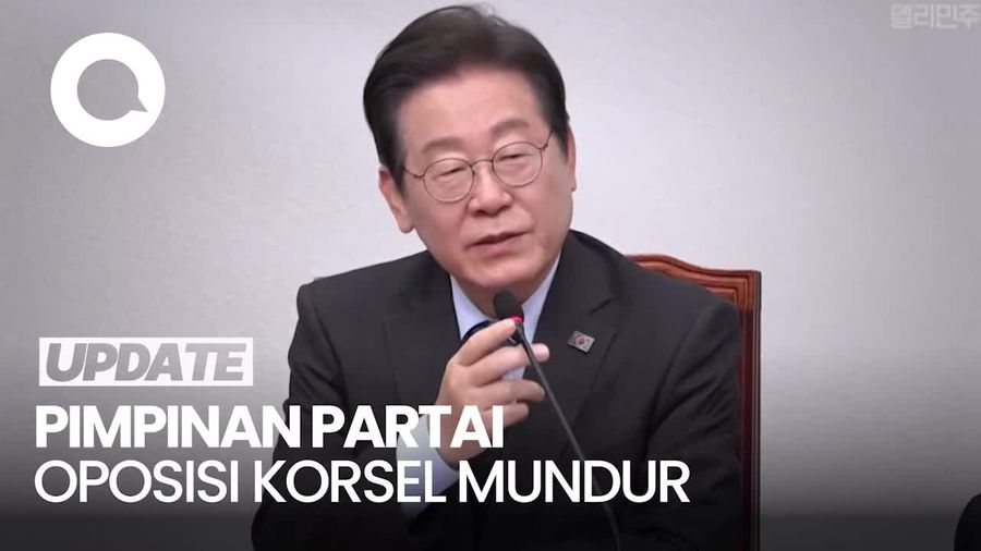 Video: Digadang Jadi Capres, Ketua Partai Oposisi Korsel Malah Mundur