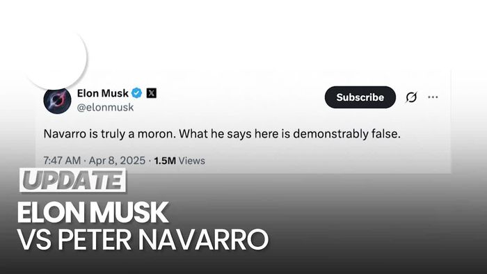 Video Gedung Putih soal Elon Musk Vs Peter Navarro